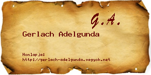 Gerlach Adelgunda névjegykártya